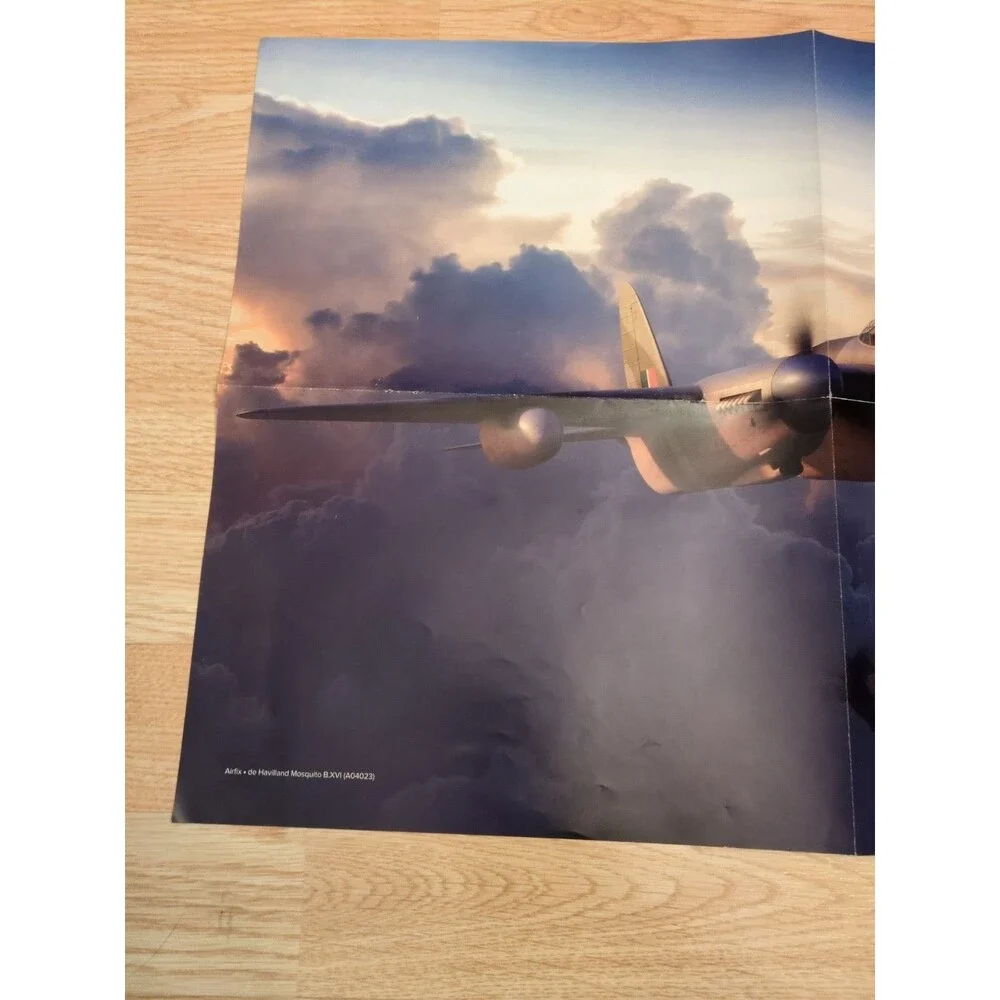 Airfix Model World Twin-Stage Merlin-Powered Mossies Double Sided Poster